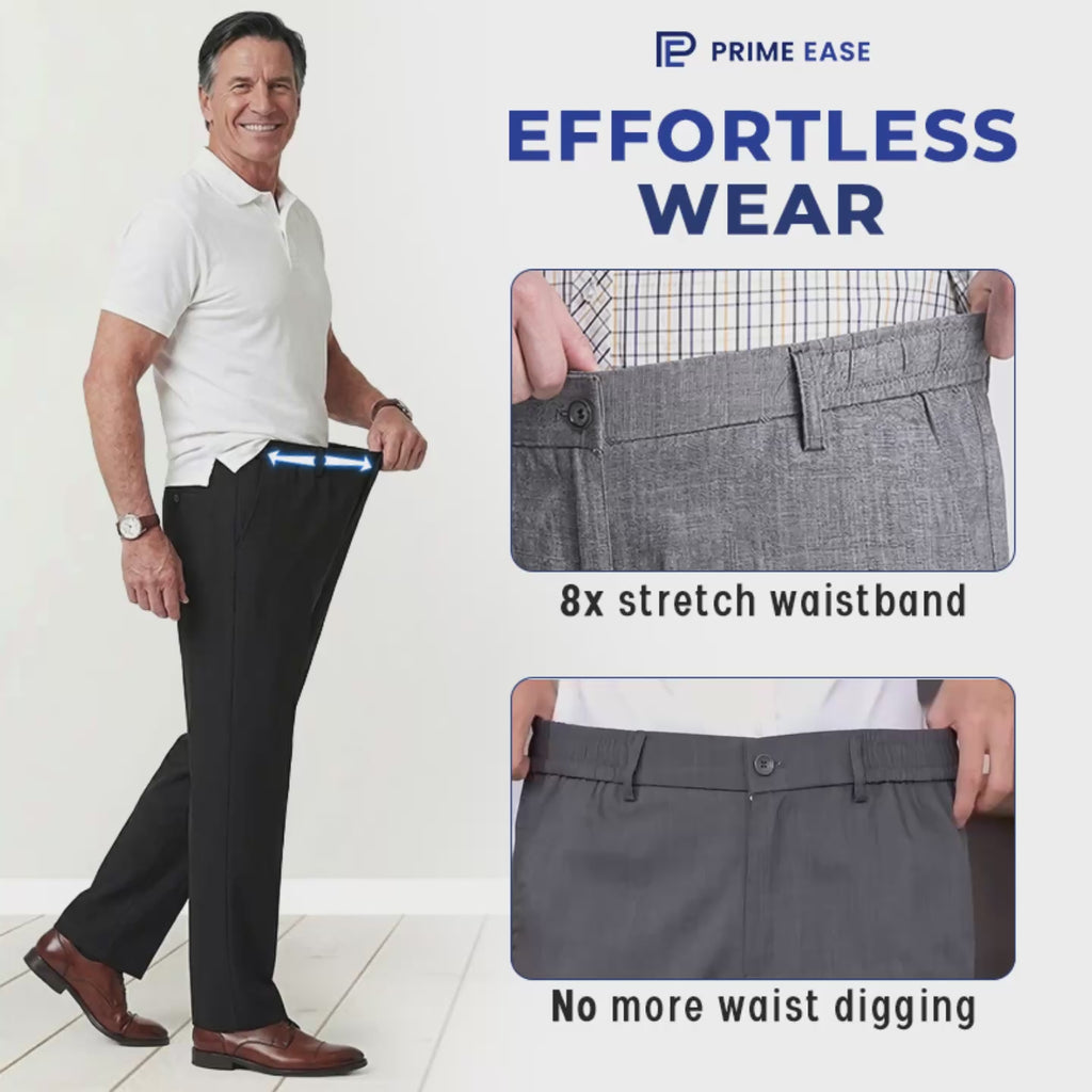 Pure™ PrimeEase - LAST DAY 70% OFF - Men’s Classic Ice Silk High Waist Comfort Pants