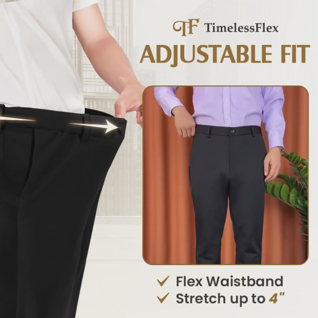 Pure TimelessFlex – Classic Straight Fit 4-Way Stretch Pants