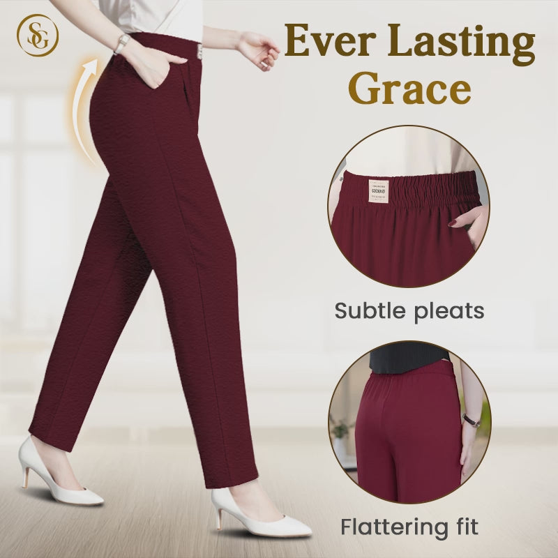 Pure&Clo - Women's Ultra Soft Perfect Drape Pull-On Pants