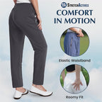 Pure StretchActive - NEW YEAR'S SALE 57% OFF - Women's Ultra Soft Stretch Perfect Drape Casual Pants
