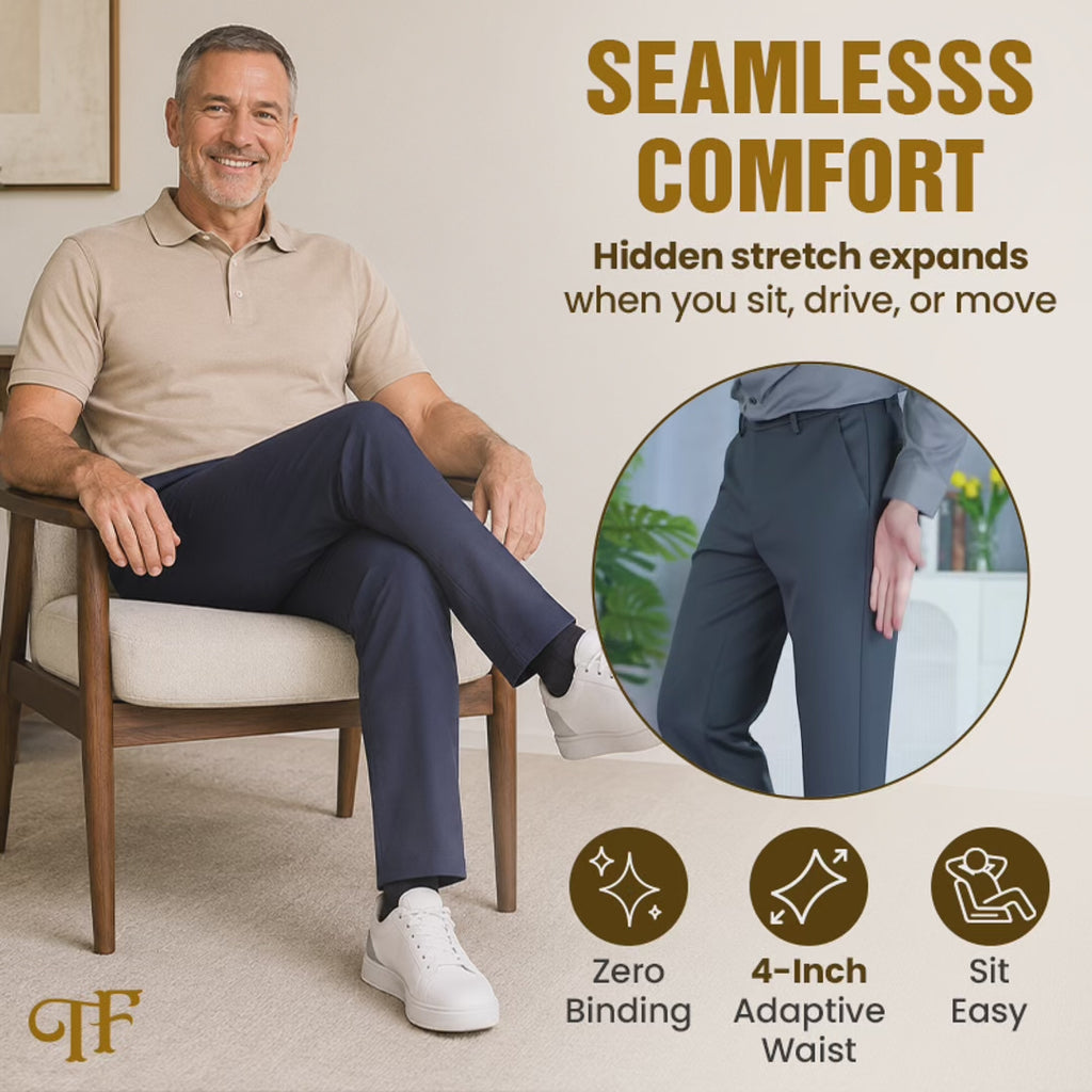 TimelessFlex - Men's High Stretch Straight Fit Pants (LAST DAY 70% OFF)
