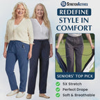 Pure StretchActive - NEW YEAR'S SALE 57% OFF - Women's Ultra Soft Stretch Perfect Drape Casual Pants