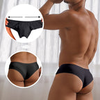 🔥Slip à Taille Basse Respirant de Couleur Unie pour Hommes【Achetez 3 Obtenez 2 Gratuit】