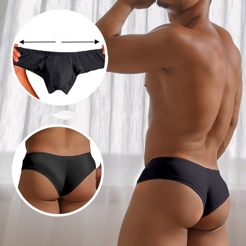 🔥Slip à Taille Basse Respirant de Couleur Unie pour Hommes【Achetez 3 Obtenez 2 Gratuit】
