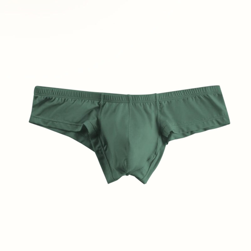 🔥Slip à Taille Basse Respirant de Couleur Unie pour Hommes【Achetez 3 Obtenez 2 Gratuit】