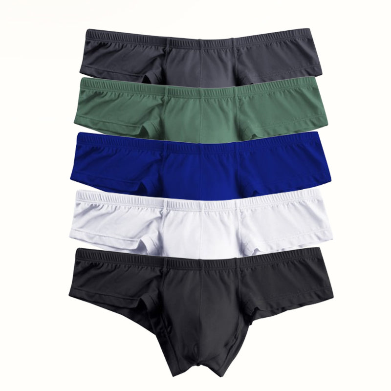 🔥Slip à Taille Basse Respirant de Couleur Unie pour Hommes【Achetez 3 Obtenez 2 Gratuit】