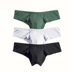 🔥Slip à Taille Basse Respirant de Couleur Unie pour Hommes【Achetez 3 Obtenez 2 Gratuit】