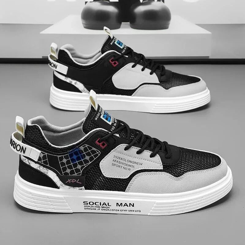 Men's Casual Sneakers New Social Man - Pure - PURECLO